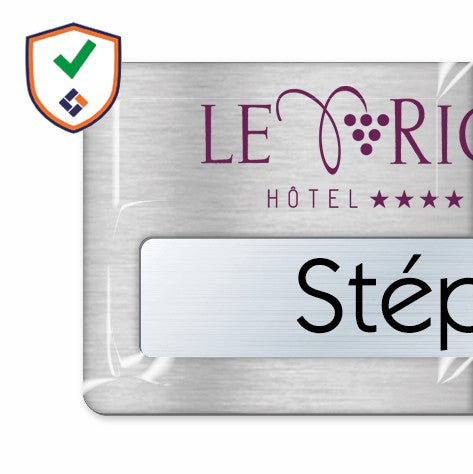 O - Option vernis - Protège le logo et augmente la durée de vie