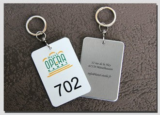 Porte-clés Eco-énergie - 7,5 x 5,2 cm