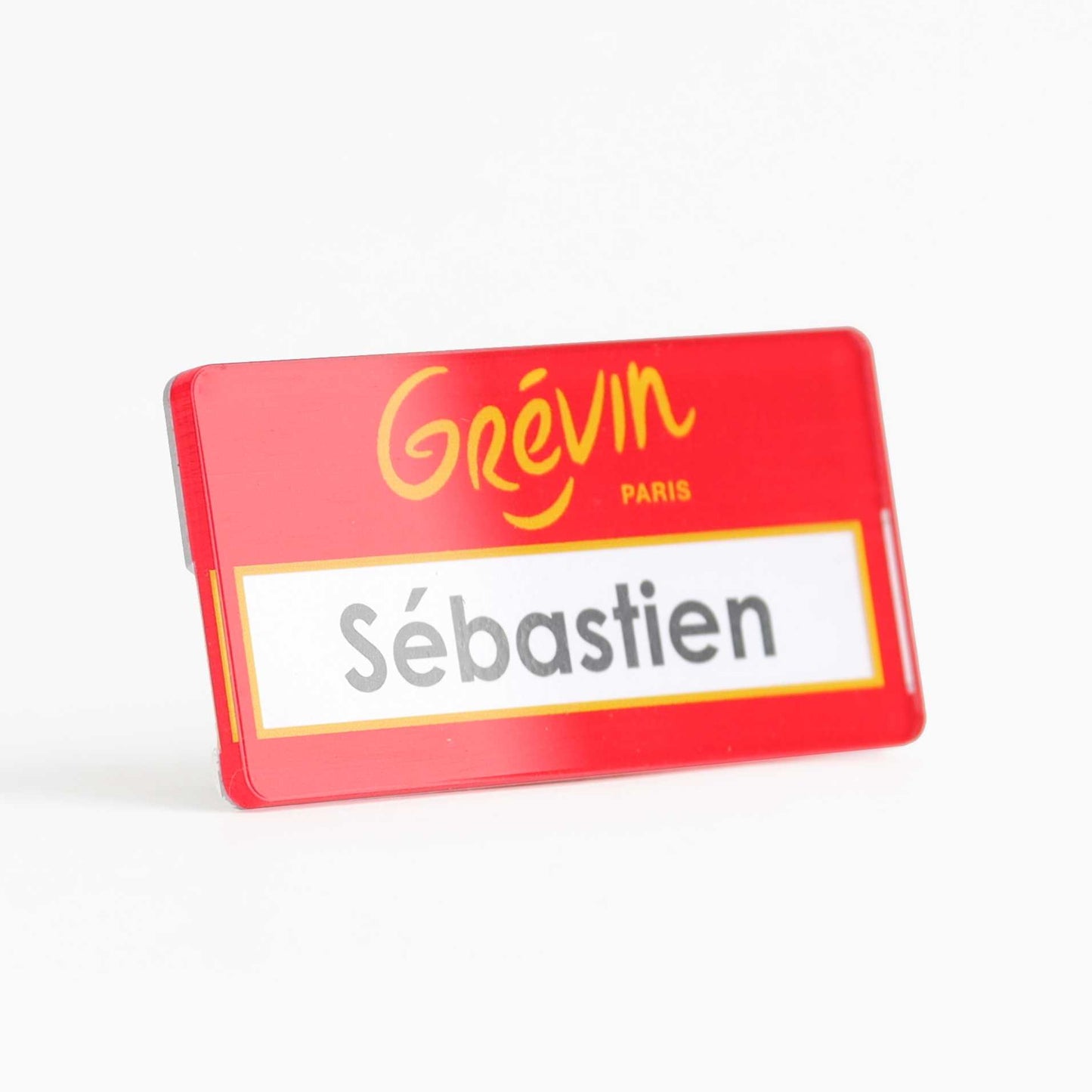 Badge Nominatif réutilisable 1er Prix - 6 x 3 cm