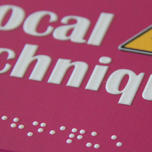 O - Relief - Braille - PVC