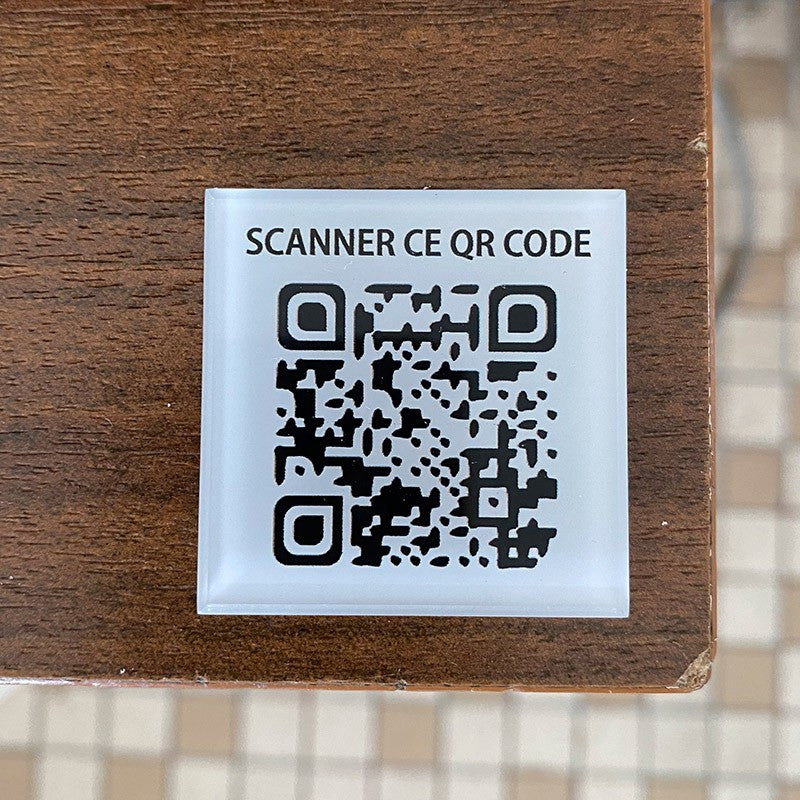 Menu QR code à coller